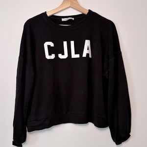 CJLA Black Pullover Sweatshirt Oversized
Size S